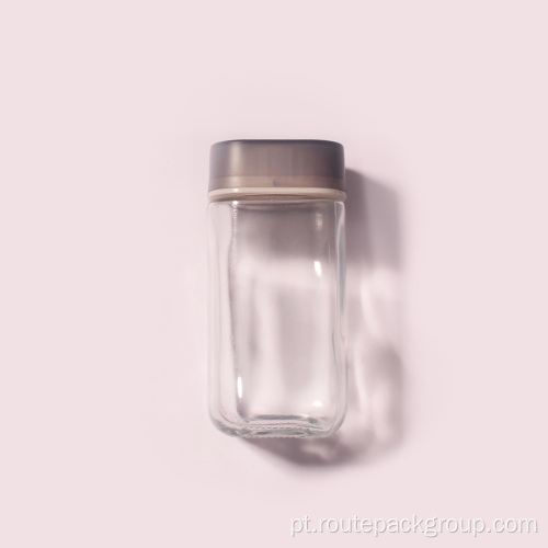 Garrafas de especiarias vazias de vidro de vidro-110ml/3,5 oz